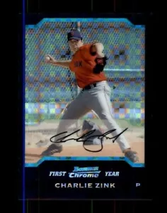 2004 Bowman Chrome X-Fractors #179 Charlie Zink 114/172 (ref 101693) - Picture 1 of 1