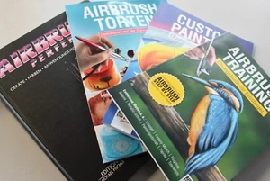 varios libros y cuadernos de trabajo de aerógrafo - Imagen 1 de 37
