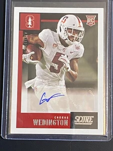 2021 Panini Chronicles Score Draft Auto Base Rookie #SA-CWE Connor WEDINGTON - Picture 1 of 2