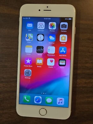 Apple iPhone 6 Plus - 16GB - Silver (Unlocked) A1522 (CDMA + GSM) - Image 1 of 4
