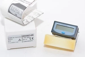 LCD-Zeitzähler von Hengstler Typ 0 731 203 / tico 731.2, 12..24 VDC / 5 mA, NOS - Picture 1 of 6