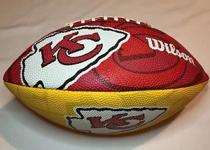 Kansas City Chiefs Youth Football by Wilson 10” - Picture 1 of 6
