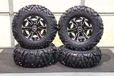 YAMAHA VIKING 700 25" QUADKING ATV TIRE & RAPTOR WHEEL KIT IRSL8 BIGGHORN - Image 1 of 4