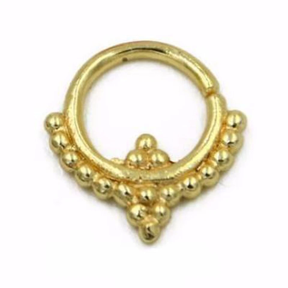 Joyería Piercing Daith, Anillo Tabique 16G, Pendientes Daith, Puño Tabique Clicker Boho Foto 1 de 1