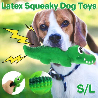 Pet Latex Toys Sounding Big Crocodile Dog Chew Toy Durable Playtime for Dogs - image 1 of 4