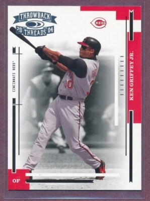 2004 Donruss Throwback Threads Ken Griffey Jr #56!! - Image 1 of 2