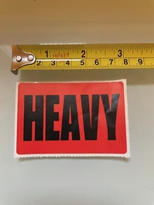 Heavy Sticker Decal Safety Caution Sign - Picture 1 of 1
