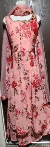 L 40 AND M 38 Readymade stitched bollywood Partywear Sharara Kameez Dupatta Suit - Picture 1 of 10