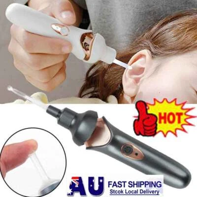 Electric Ear Pick Ear Wax Painless Cleaning Cleaner Device Removal Vacuum FG - image 1 of 4
