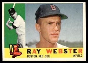 1960 Topps Ray Webster Boston Red Sox #452
