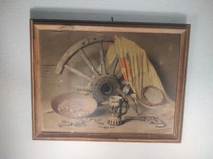 Claude Buck 1945 AcmeBEER Painting The Quest For Fortune - Picture 1 of 15