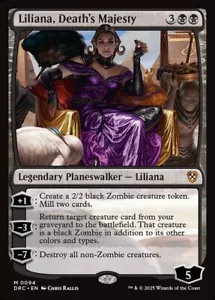 Liliana, Death's Majesty NM MTG Aetherdrift DFT DRC Magic - Picture 1 of 3