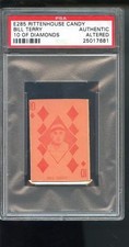 1933 E285 Rittenhouse Candy 10 Of Diamonds Bill Terry PSA A Graded Baseball Card
