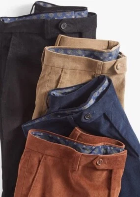 Lauren Ralph Lauren Cords Men Corduroy 38 X 30 Pants Navy Fall Academia - Image 1 of 4