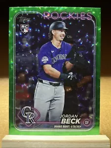 Actualización Topps 2024 - #US198 Jordan Beck - Lámina moteada verde #/499 - Imagen 1 de 2