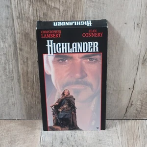 Highlander (VHS, 1993) Sean Connery, Christopher Lambert - Picture 1 of 4
