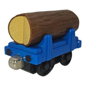 Thomas Diecast SHORT LOG CAR & SPLIT LOG CARGO HTF EUC BLUE - Picture 1 of 6