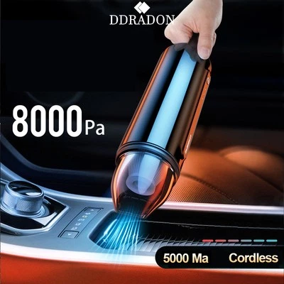 Wireless Car Vacuum Cleaner Mini Portable USB Rechargeable Powerful Suction Dirt - Image 1 of 4