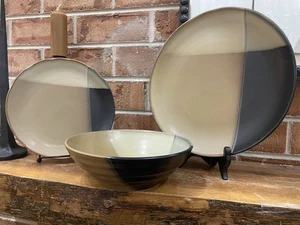 Platos Sango Gold Dust Black, 5022 - Elige - Tazón de 8”, plato de 8”, plato de 11” - Imagen 1 de 16