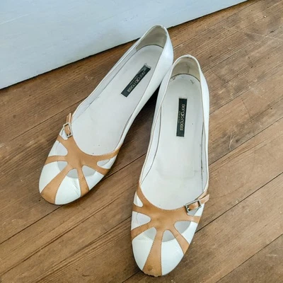 Sapatilhas de balé de couro Sergio Rossi - Tamanho 39 IT US 9 - Imagem 1 de 4