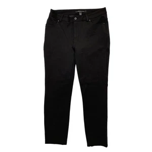 ANDREW MARC Slim Leg Ponte Knit Womens Pants in Black Size 6 - Picture 1 of 8