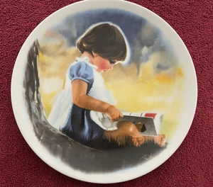 "BY MYSELF" Donald Zolan's Viletta China Collector Plate # 3743C  1980  COA - Picture 1 of 7