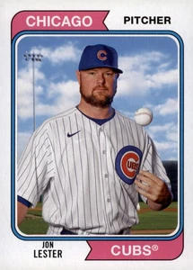 2020 Topps Archives #134 Jon Lester Chicago Cubs - Picture 1 of 2
