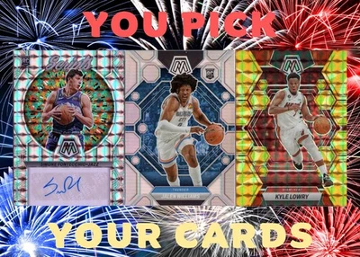 2022-23 Mosaic Basketball/Base/ Parallels/ RC's/Inserts & Auto Pick Your Cards - Image 1 of 2