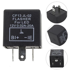 90 Times per Minute Flash Rate with 3 Pin LED Turn Signal Flasher Relay - Picture 1 of 12