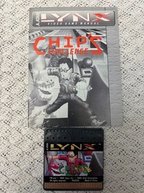 Atari Lynx Game -  CHIP'S CHALLENGE  - Tested - With Manual