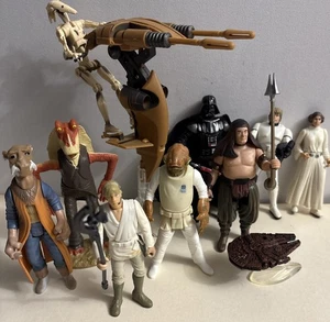 Star Wars Vintage Action Figuren 10 Stück A Must See Lot - Bild 1 von 24