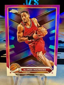 2023-24 Alonzo Mourning Topps Chrome Pink Refractor #43 Heat - Picture 1 of 2