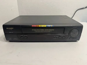 ✅ Sharp VC-H992U  VCR VHS 4-Head Hi-Fi Stereo Rapid Rewind VHS Player No Remote - Picture 1 of 9