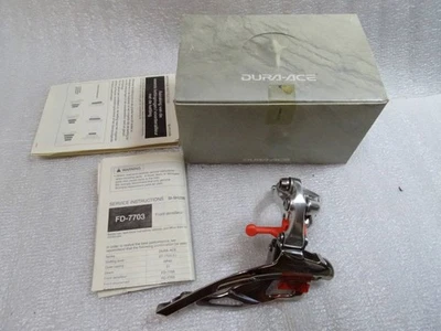 NUEVO Raro Shimano DURA-ACE FD-7703 9s 3x Banda 31.8mm Desviador Delantero Nu... - Imagen 1 de 4