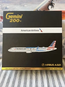 Medaglia d'onore 1:200 Gemini 200 AMERICAN AIRLINES livrea A 321 N167AN - Foto 1 di 3