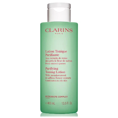 Clarins Purifying Toning Lotion with Meadowsweet & Saffron 13.5 oz / 400 ml New - Image 1 of 2