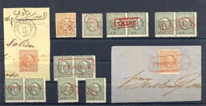 DUTCH INDIES-NED INDIE W II - 10 ST POSTMARKS -WE THINK ALL OR MOST FAKES  - Picture 1 of 1