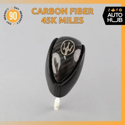 Perilla de palanca de cambios de piso de transmisión Maserati GranTurismo M145 carbono OEM Foto 1 de 4