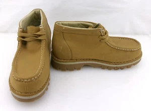 Lugz Zapatos Wally Mid Cuero Chukka Trigo Marrón Hombres Botas Talla 7 - Imagen 1 de 10