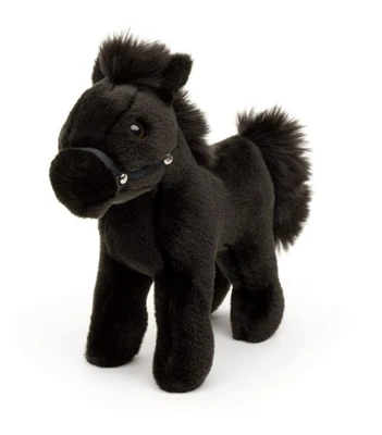 TEDDYS ROTHENBURG Kuscheltier Pferd stehend schwarz 22 cm Plüschpferd