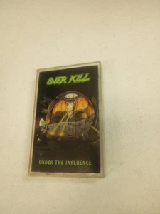 Overkill~Under The Influence Cassette~88 MEGAFORCE~7-81865-4~ EX~VG+/VG++ - Picture 1 of 2