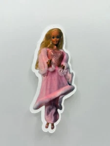 Brand New Pink and Pretty Barbie Doll 2" by 4.5" Sticker - Picture 1 of 1