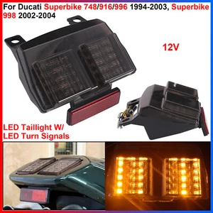 For Ducati Superbike 998, Superbike 748/916/996, LED Taillight With Turn Signals - Picture 1 of 12