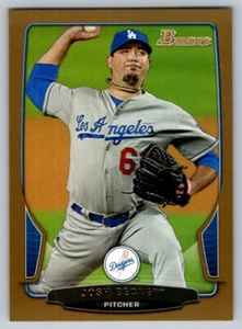 2013 Bowman Baseball Gold Josh Beckett Los Angeles Dodgers #120 - Picture 1 of 2