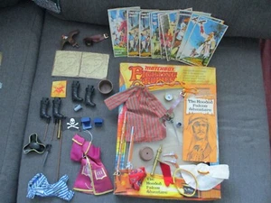 1970s MATCHBOX FIGHTING FURIES LARGE SET - HOODED FALCON AND PIRATE SET WITH BOX - Picture 1 of 1