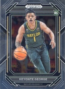 2023-24 Panini Prizm Draft Picks NO. 47 Keyonte George - Baylor Bears