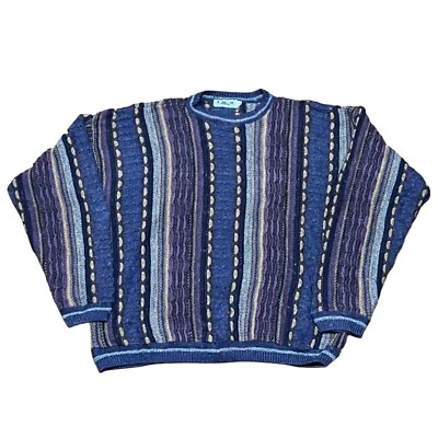 Suéter Pullover Estilo Coogi Lavane De Colección Cuello Redondo Cosby Biggie Jersey Talla M Foto 1 de 4