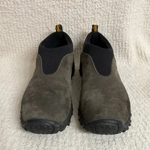 Merrell Winter Moc Size 11 Gunsmoke Suede Leather Slip On Shoes Comfort - Picture 1 of 9