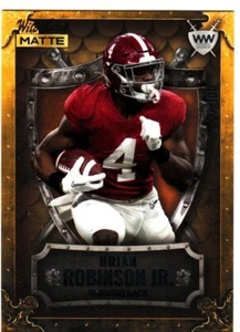 2022 Wild Card Matte Weekend Warrior #WW-5 Brian Robinson Jr SP #/100 - Picture 1 of 2