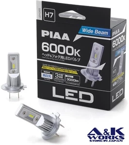 PIAA LEH264 LED Headlights Foglights Bulb H7 12V 12W 6000K 3000lm - Picture 1 of 7